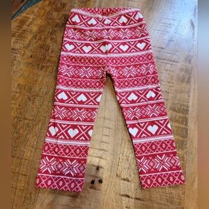 Old Navy Toddler Festive Holiday Pants, 18-24 months in Red and White